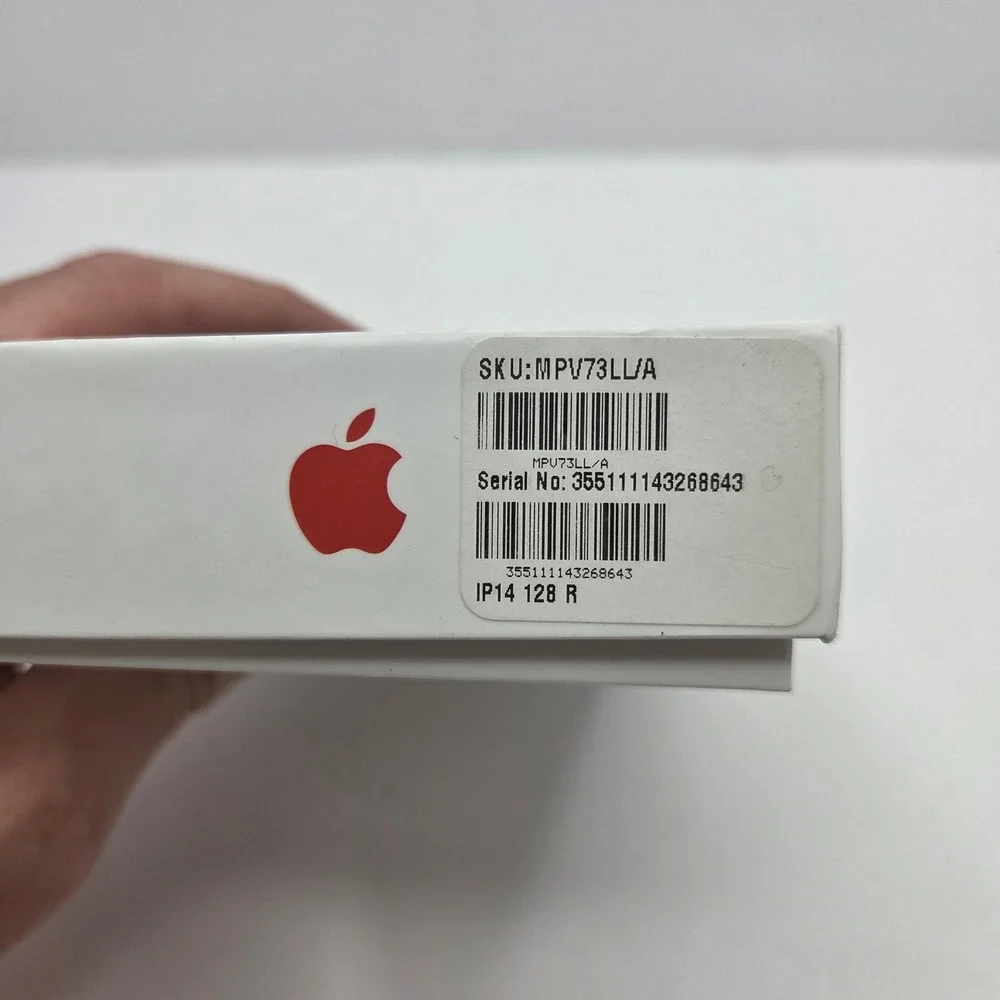 Apple iPhone 14 Box Only (PRODUCT)RED 128GB with USB-C Lightning Cable OEM